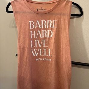 Pure Barre Pink Tank